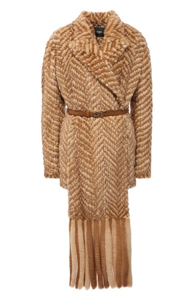 Женская шуба из норки FENDI, арт. FNE02L AH0K