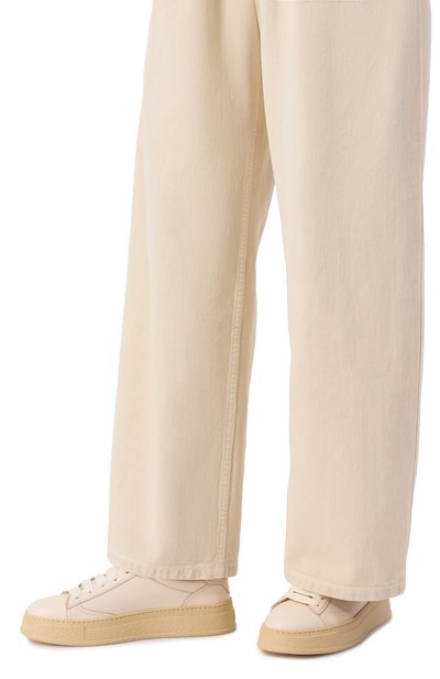 Кожаные кеды giuly lace up AGL, арт. D946001PG/KA076, фото 3