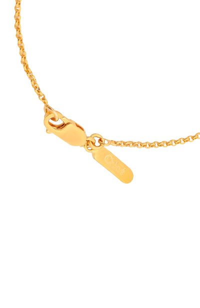 Подвеска на цепочке alphabet f CHLOÉ золотого цвета по цене 54350 руб., арт. CHC20SF02FCB7, фото 3 Подвеска на цепочке alphabet f CHLOÉ, арт. CHC20SF02FCB7, фото 3