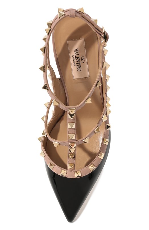 фото Кожаные туфли rockstud valentino