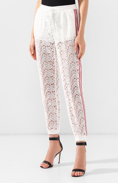 Кружевные джоггеры ERMANNO ERMANNO SCERVINO, арт. 44 T PL19 MAC, фото 3