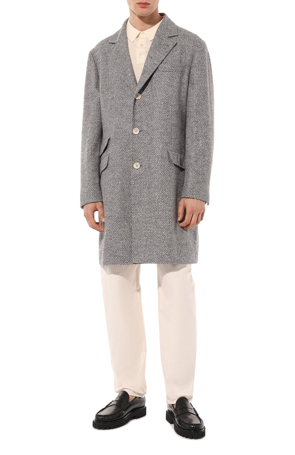 Шерстяное пальто BRUNELLO CUCINELLI, арт. MQ4749039, фото 2