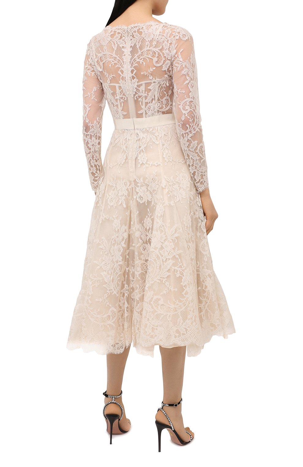 Хлопковое платье ALEXANDER MCQUEEN, арт. 645465/QZACG, фото 4