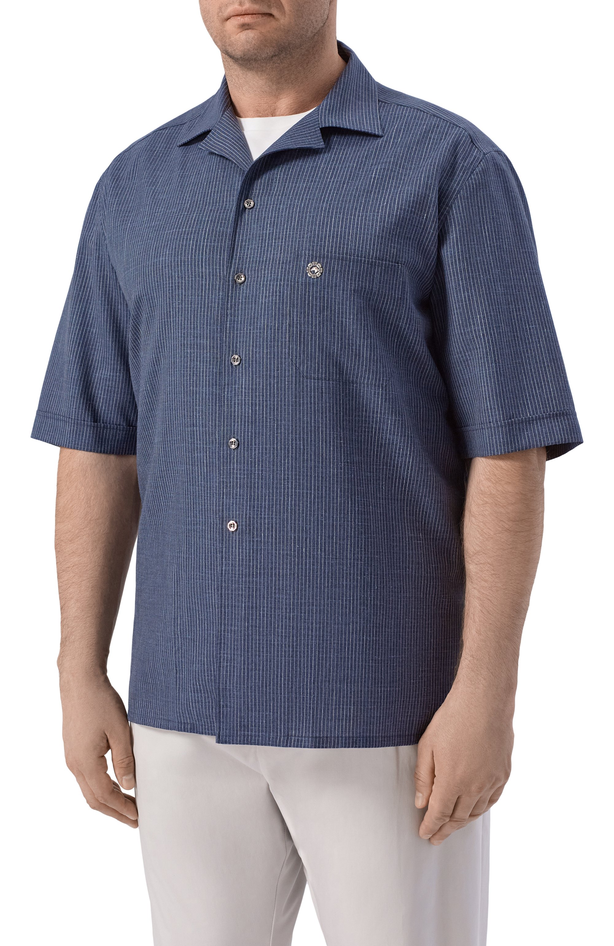 Рубашка из шерсти и шелка STEFANO RICCI, арт. SP008239/WKL09U, фото 3