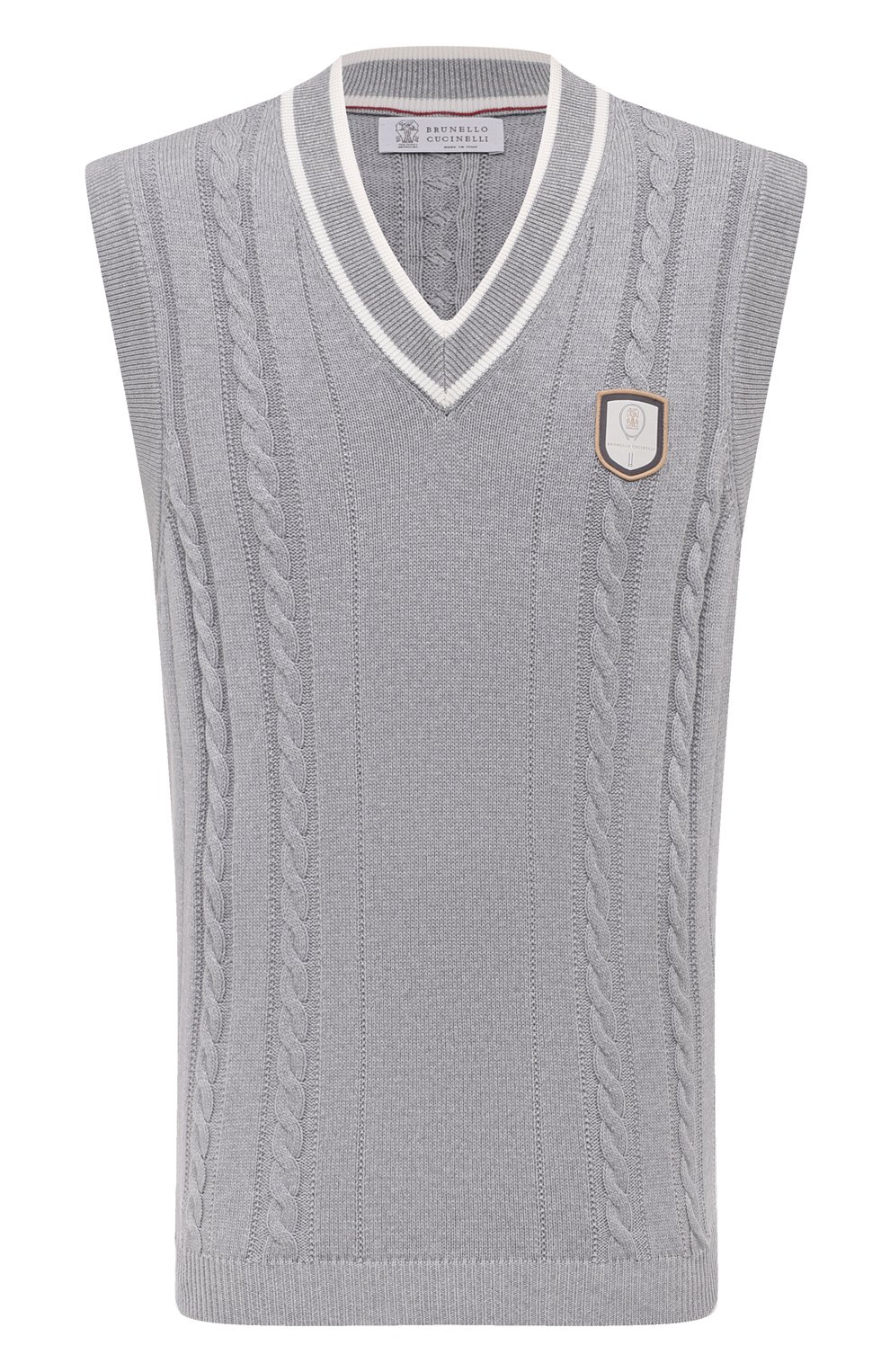 Хлопковый жилет BRUNELLO CUCINELLI, арт. M2870B2264, фото 1