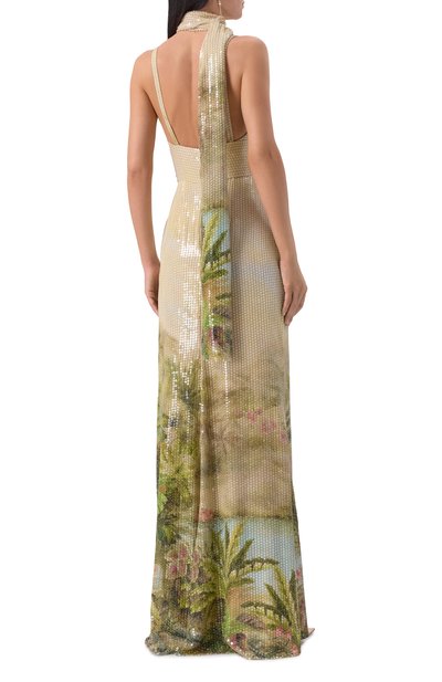 Платье с отделкой пайетками ELIE SAAB, арт. D0632PS25_SET, фото 4