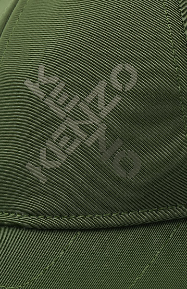 Женская бейсболка kenzo sport KENZO хаки цвета, арт. FA65AC221F21 | Фото 3 (Материал: Текстиль, Синтетический материал; Материал сплава: Проставлено; Нос: Не проставлено)