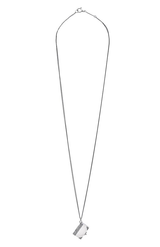 Кулон на цепочке Ann Demeulemeester B0013524/JW020 Серебряный B0013524/JW020
