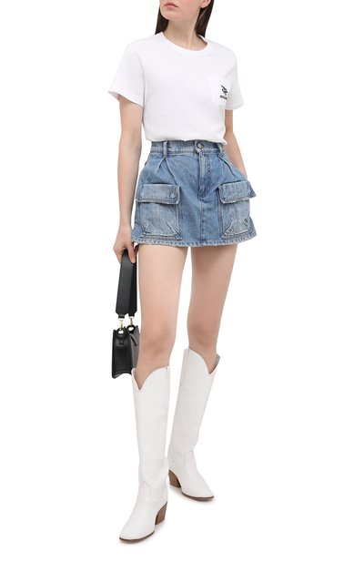 Хлопковая футболка REDVALENTINO, арт. VR3MG08K/5PM, фото 2