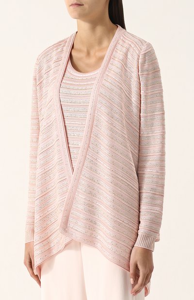 Вязаный кард иган свободного кроя с длинным рукавом ST. JOHN, арт. K62P051, фото 3