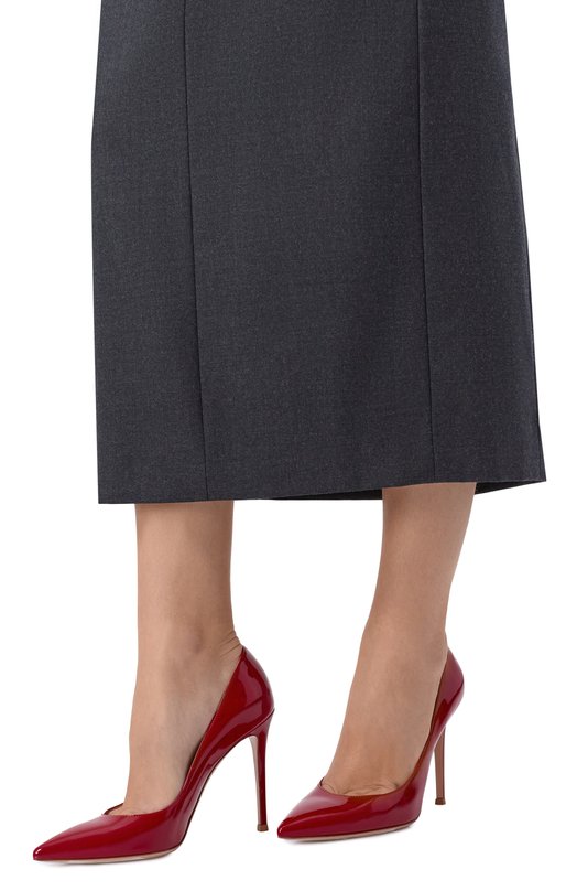 Лакированные туфли Gianvito 105 Gianvito Rossi G28470.15RIC.NUIR0UG Красный  G28470.15RIC.NUIR0UG Фото 2