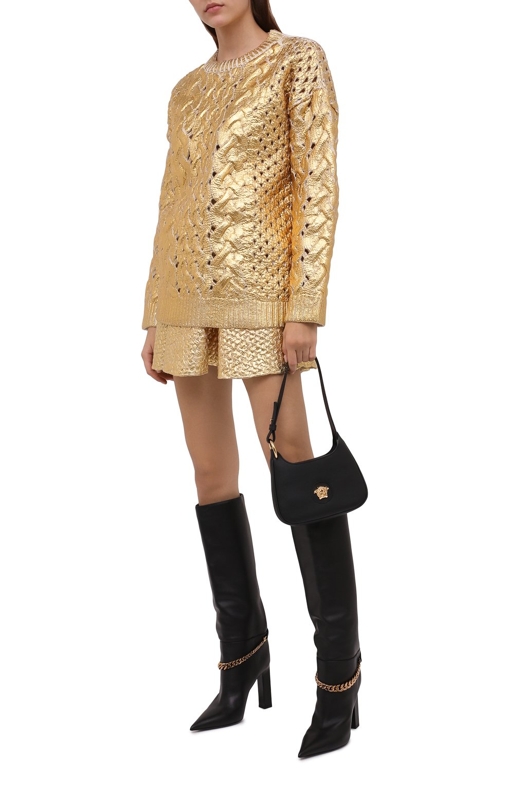 Шерстяная юбка VALENTINO, арт. WB0KG02J6QB, фото 2