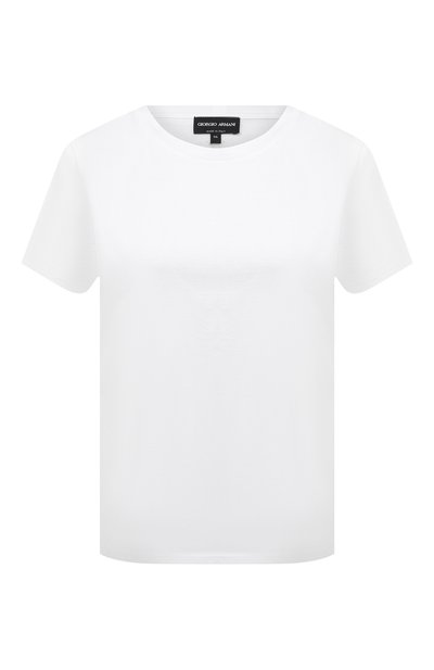 Женская хлопковая футболка GIORGIO ARMANI, арт. 3KAM91/AJEJZ