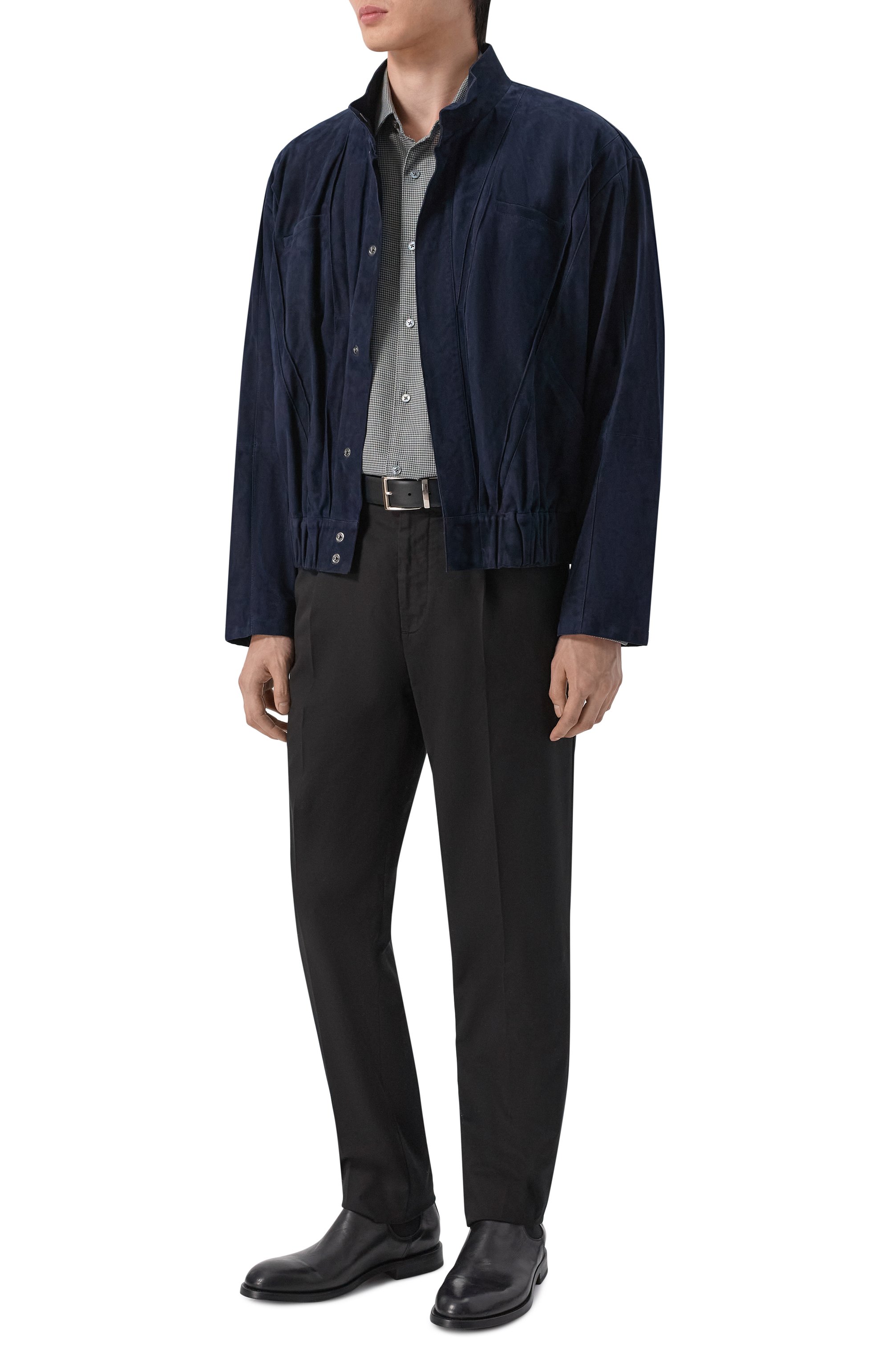 Рубашка из хлопка и кашемира ZEGNA, арт. SRF5/UEX45A8, фото 2