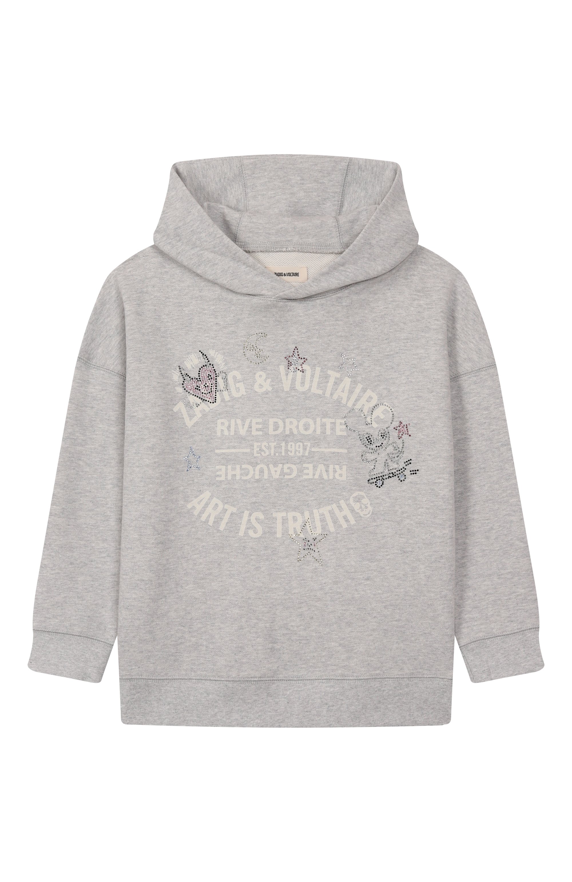 Хлопковое худи ZADIG AND VOLTAIRE, арт. X60327, фото 1