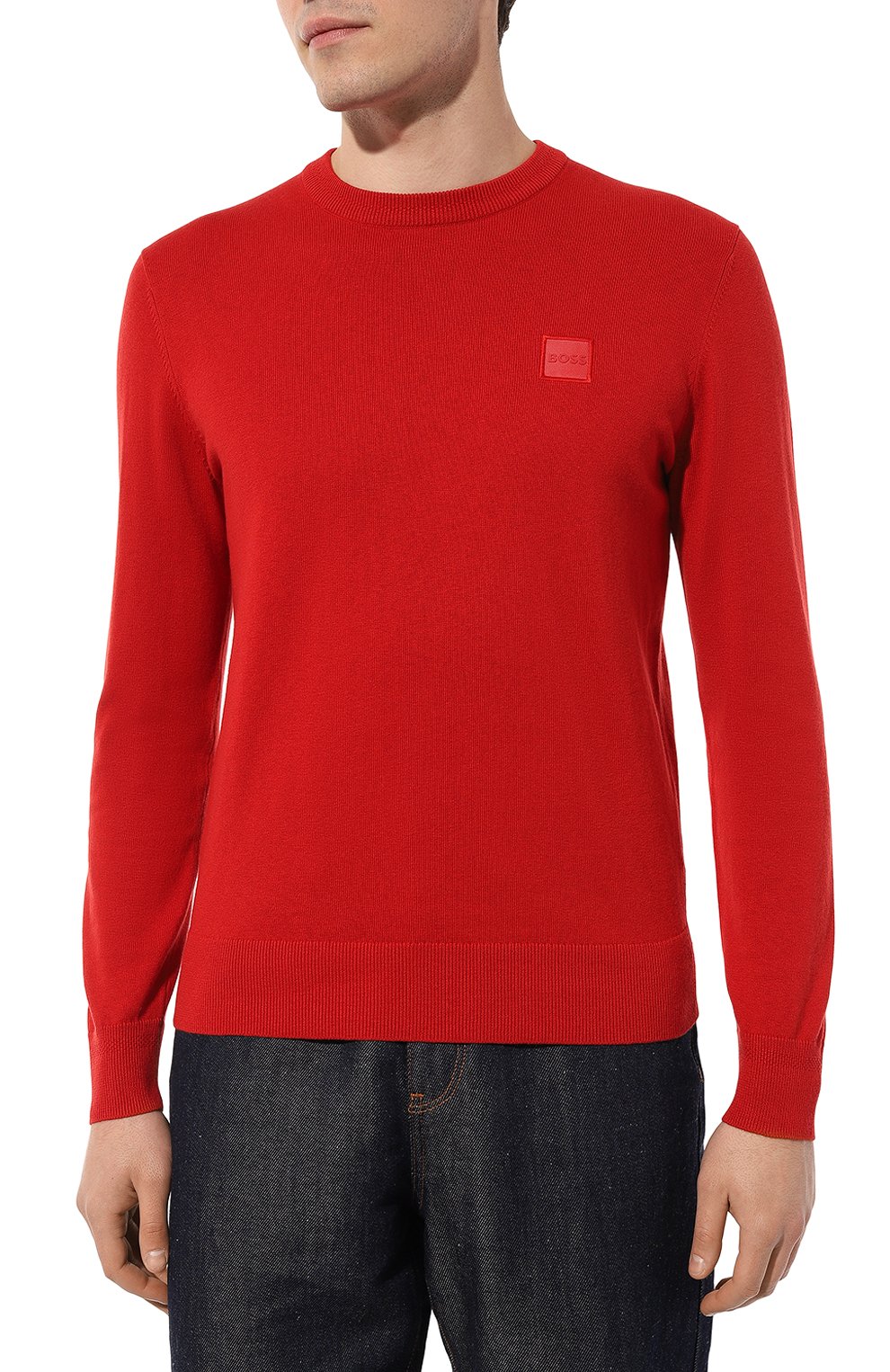Джемпер из хлопка и кашемира BOSS ORANGE, арт. 50471343, фото 3