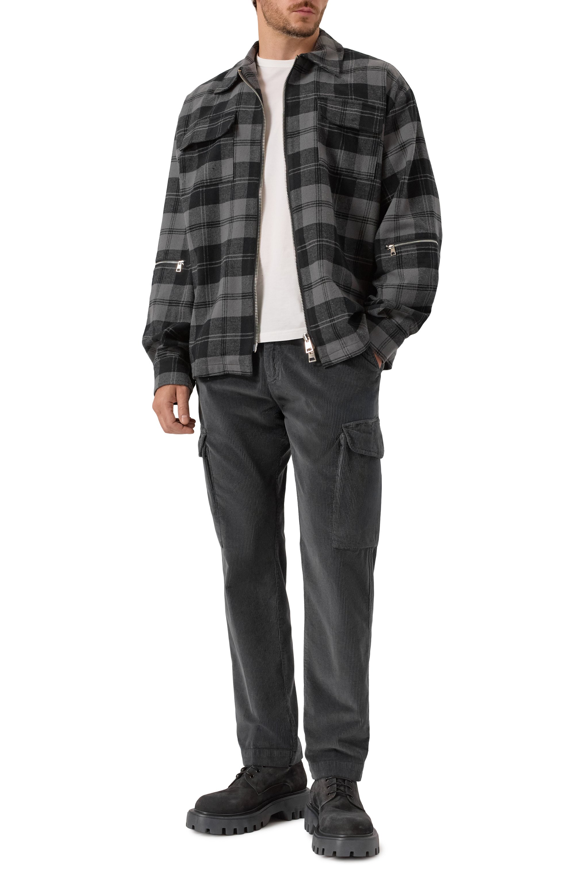 Вельветовые брюки-карго WHITE SAND, арт. 25WSU55/181, фото 2