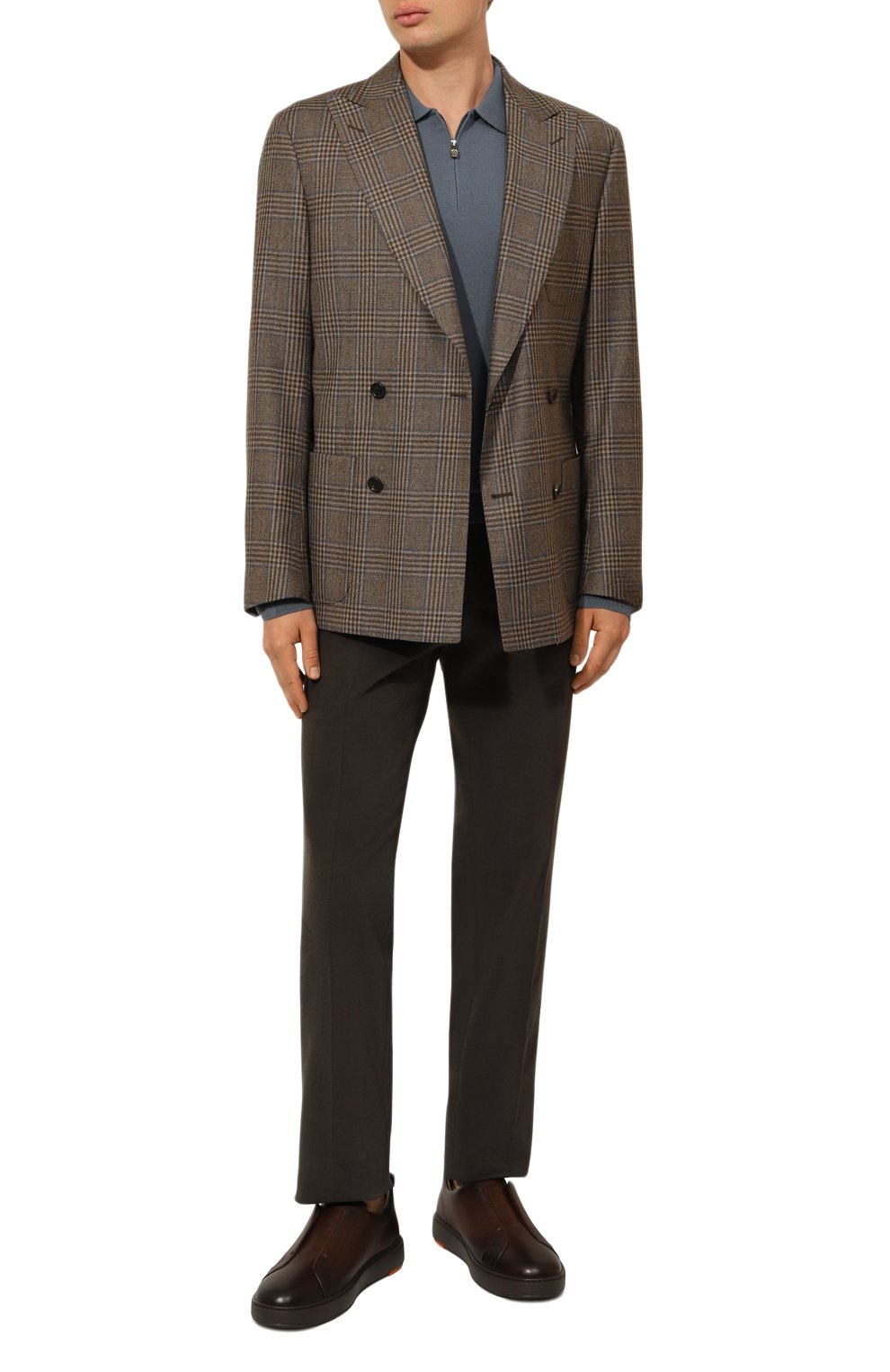 Шерстяной пиджак CORNELIANI коричневого цвета по цене 107500 руб., арт. 94X009-9416309, фото 3 Шерстяной пиджак CORNELIANI, арт. 94X009-9416309, фото 3