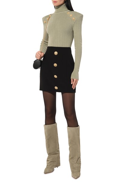 Замшевые сапоги uma 75 BALMAIN, арт. DN0TA037/LCTA, фото 2