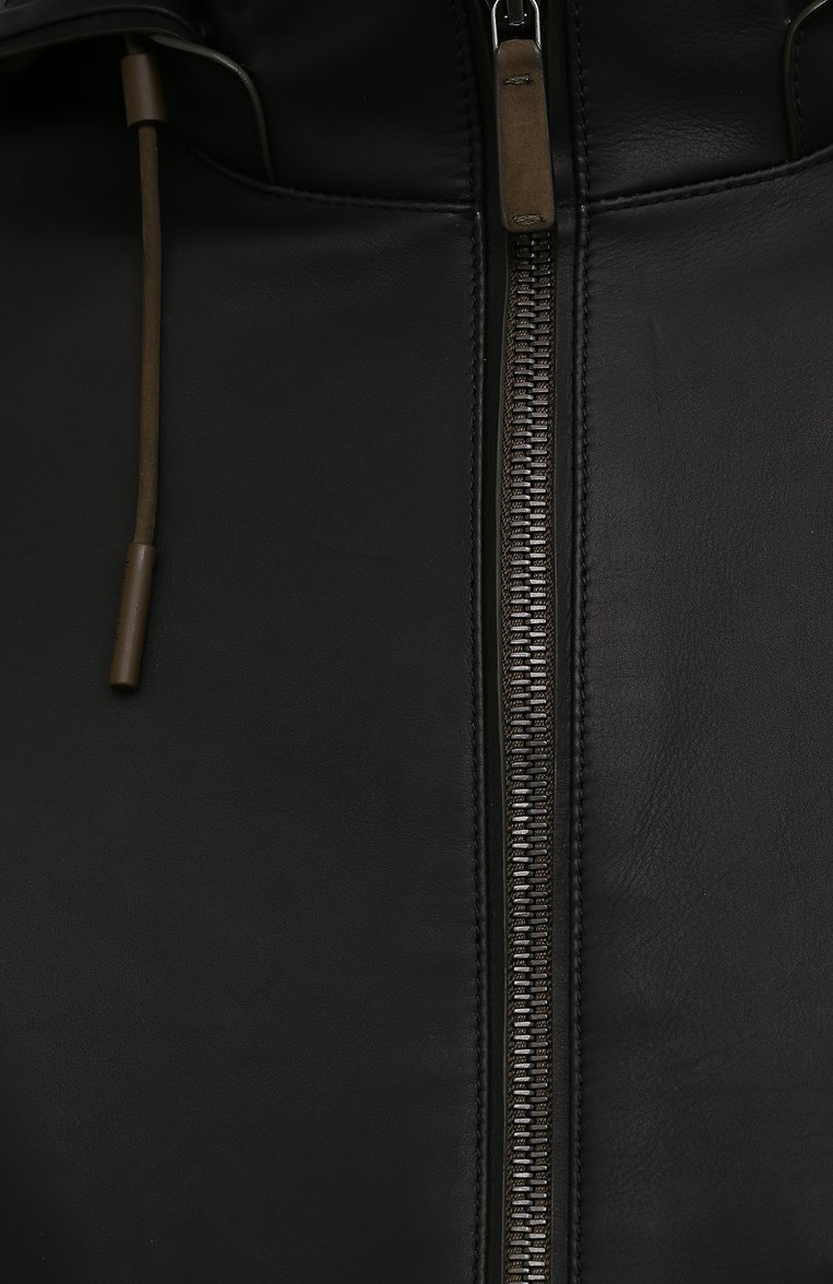Кожаная куртка ZEGNA, арт. UWPNA/W178, фото 5