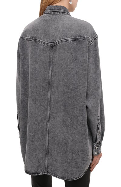 Джинсовая рубашка ISABEL MARANT ETOILE, арт. CH0749-21A019E/TANIA, фото 4