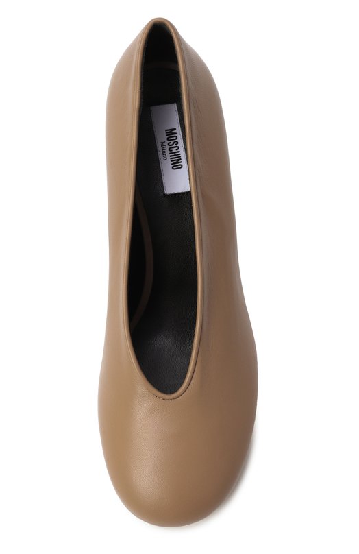 Кожаные туфли Duck 55 Moschino MA10015C10/MA0 Бежевый  MA10015C10/MA0 Фото 6