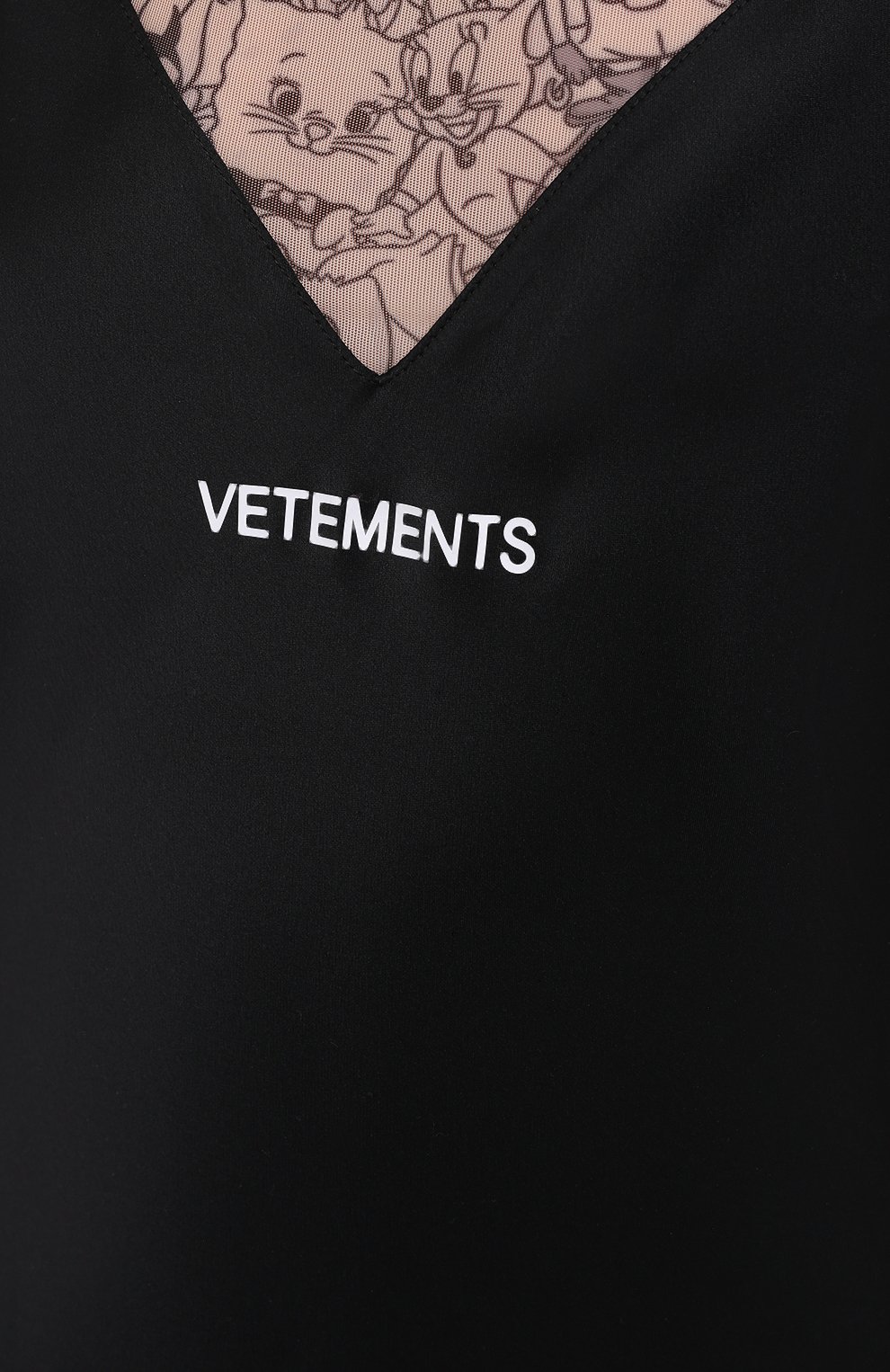 Платье VETEMENTS черного цвета по цене 65750 руб., арт. WE51DR600B 2607/BLACK, фото 5 Платье VETEMENTS, арт. WE51DR600B 2607/BLACK, фото 5