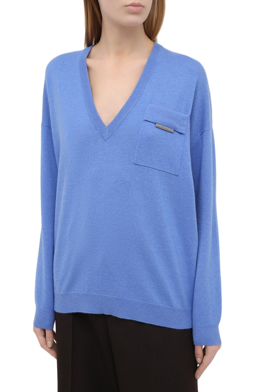 Кашемировый пуловер BRUNELLO CUCINELLI, арт. M12170002, фото 3