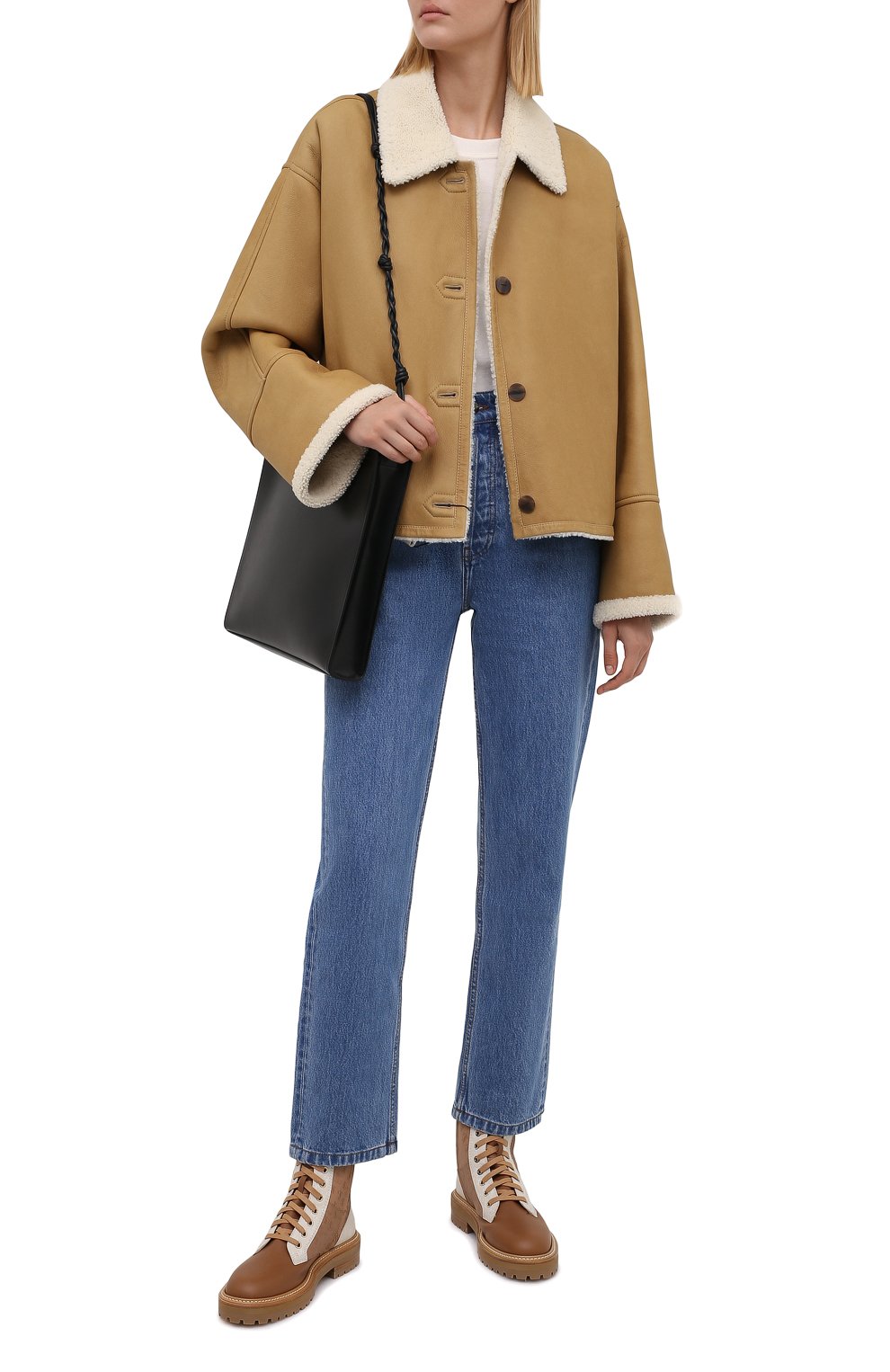 Кожаные ботинки cora JIMMY CHOO, арт. C0RA FLAT/HXC, фото 2