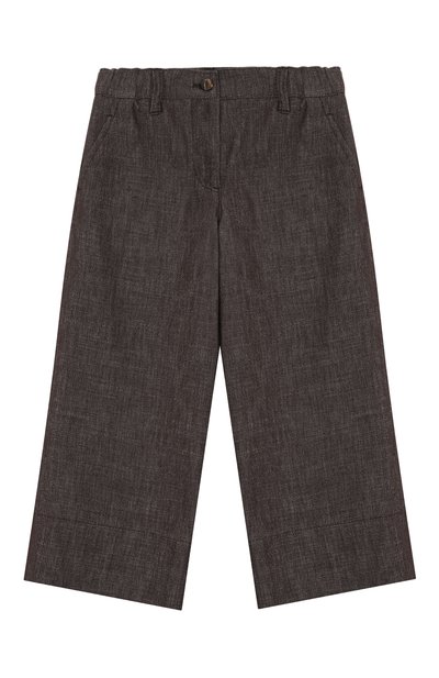 Брюки из хлопка и вискозы BRUNELLO CUCINELLI, арт. BB148P651A