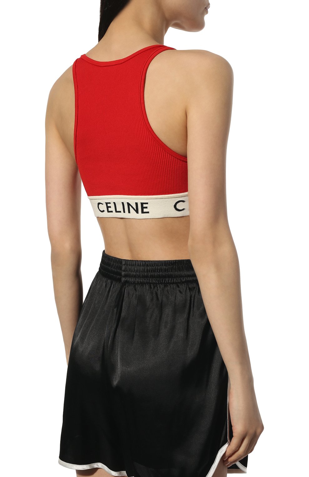 Хлопковый топ CELINE, арт. 2A68L372N, фото 4