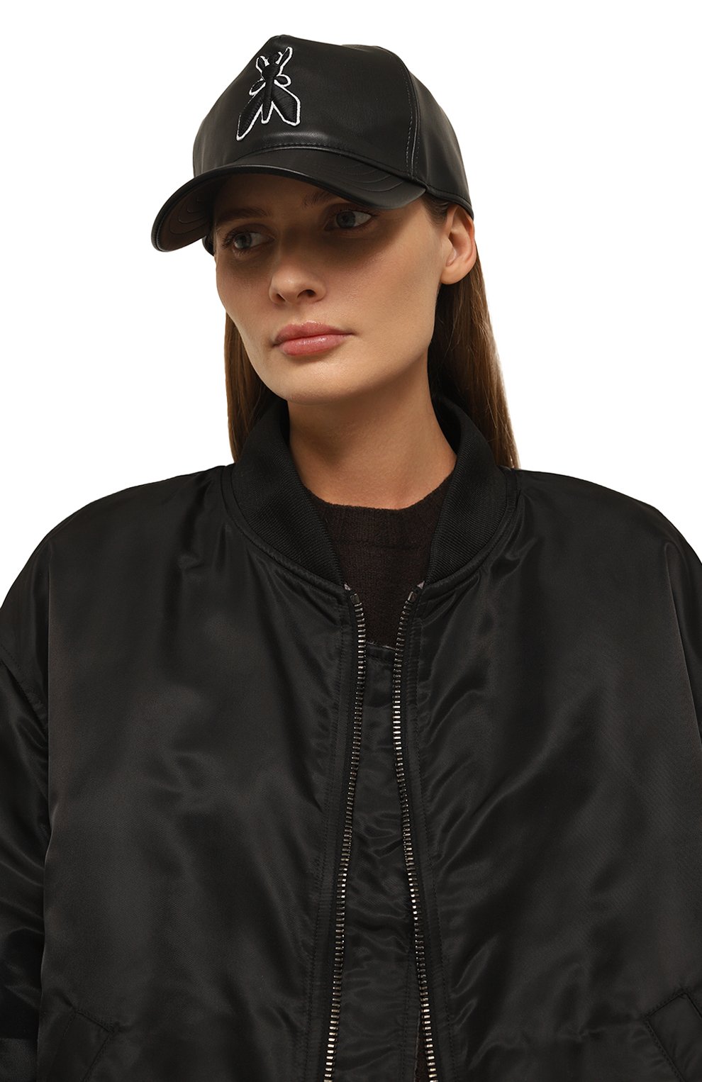 Бейсболка из экокожи PATRIZIA PEPE, арт. 8F1650_E005, фото 2