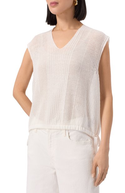 Топ изо льна и хлопка EMPORIO ARMANI, арт. EW001751/AF15938, фото 3