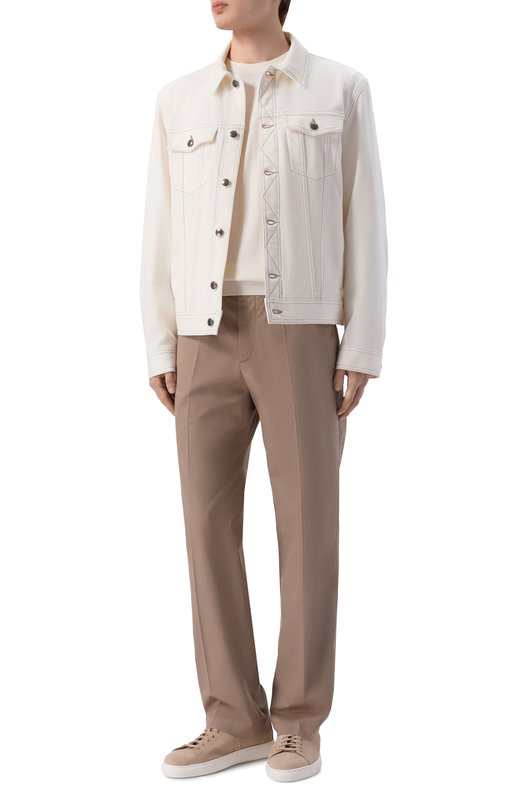 Джинсовая куртка Canali 041083/PD01637 Белый  041083/PD01637 Фото 2