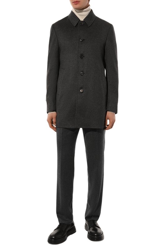 Шерстяное пальто Corneliani 941004-9412321 Серый  941004-9412321 Фото 2