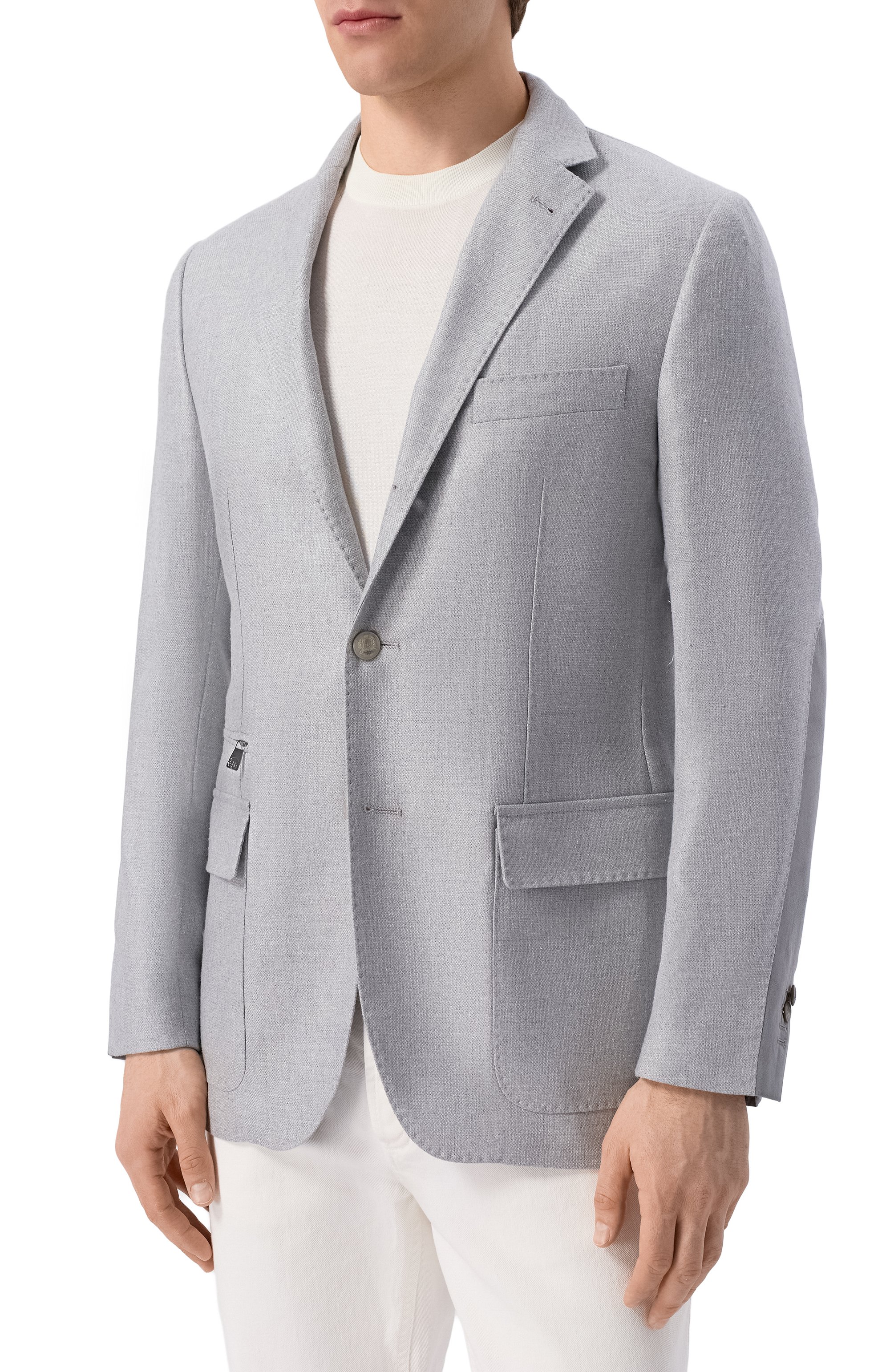 Пиджак из шелка и шерсти CORNELIANI, арт. 27X595/2718266, фото 6