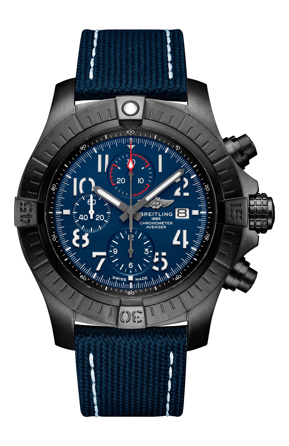 Часы super avenger chronograph 48 night mission BREITLING, арт. V13375101C1X1, фото 1