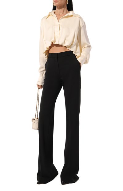 Шелковая блузка BORNE BOURGEOIS кремового цвета по цене 47200 руб., арт. SW-BL-BO-3026, фото 2 Шелковая блузка BORNE BOURGEOIS, арт. SW-BL-BO-3026, фото 2