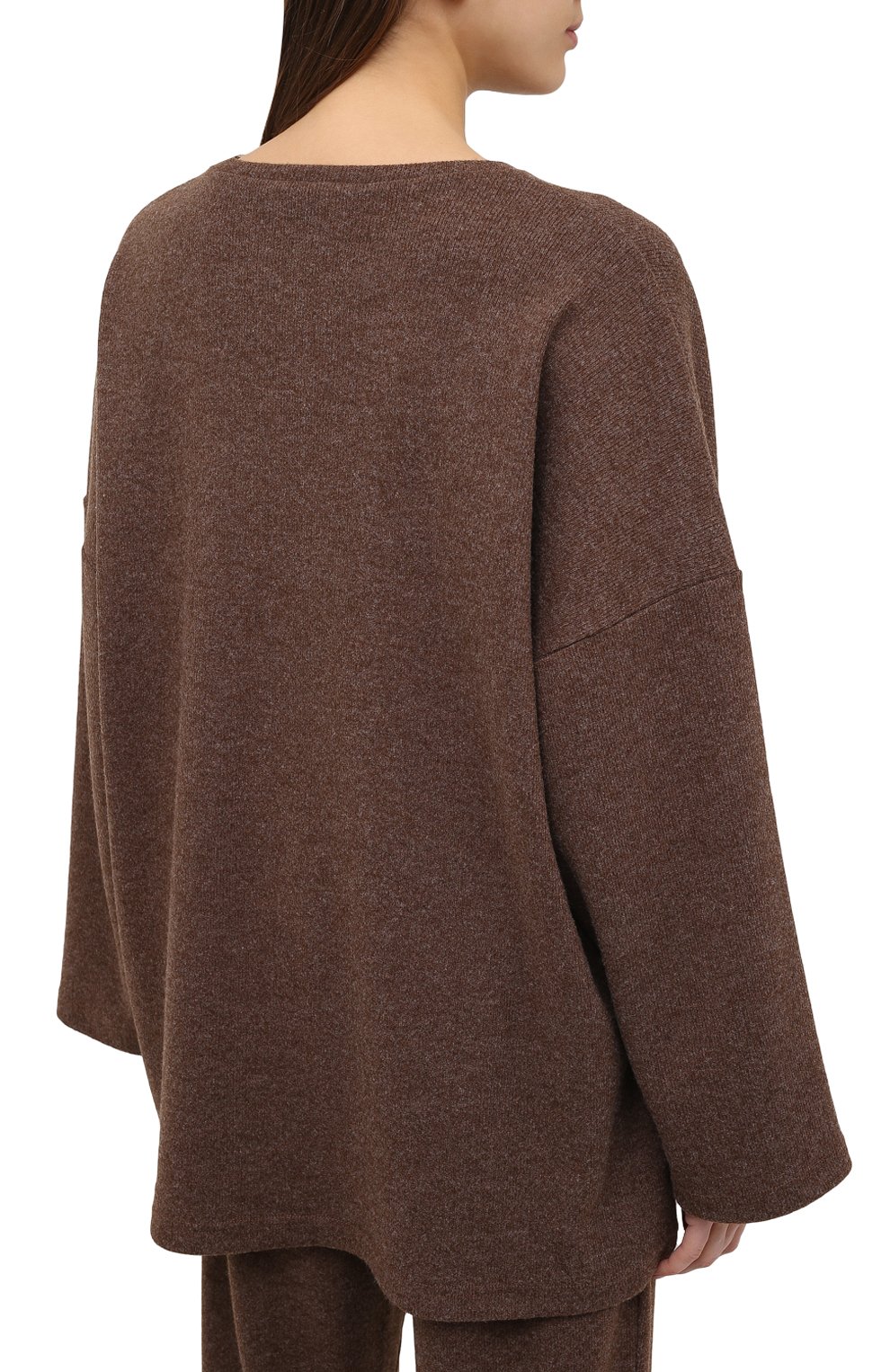 Костюм из шерсти и хлопка PEFORGIRLS коричневого цвета по цене 9500 руб., арт. PE.100.2022.10.50304.091, фото 3 Костюм из шерсти и хлопка PEFORGIRLS, арт. PE.100.2022.10.50304.091, фото 3
