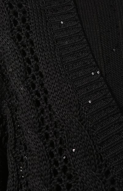 Кардиган из смеси хлопка и льна BRUNELLO CUCINELLI, арт. M70310306, фото 5