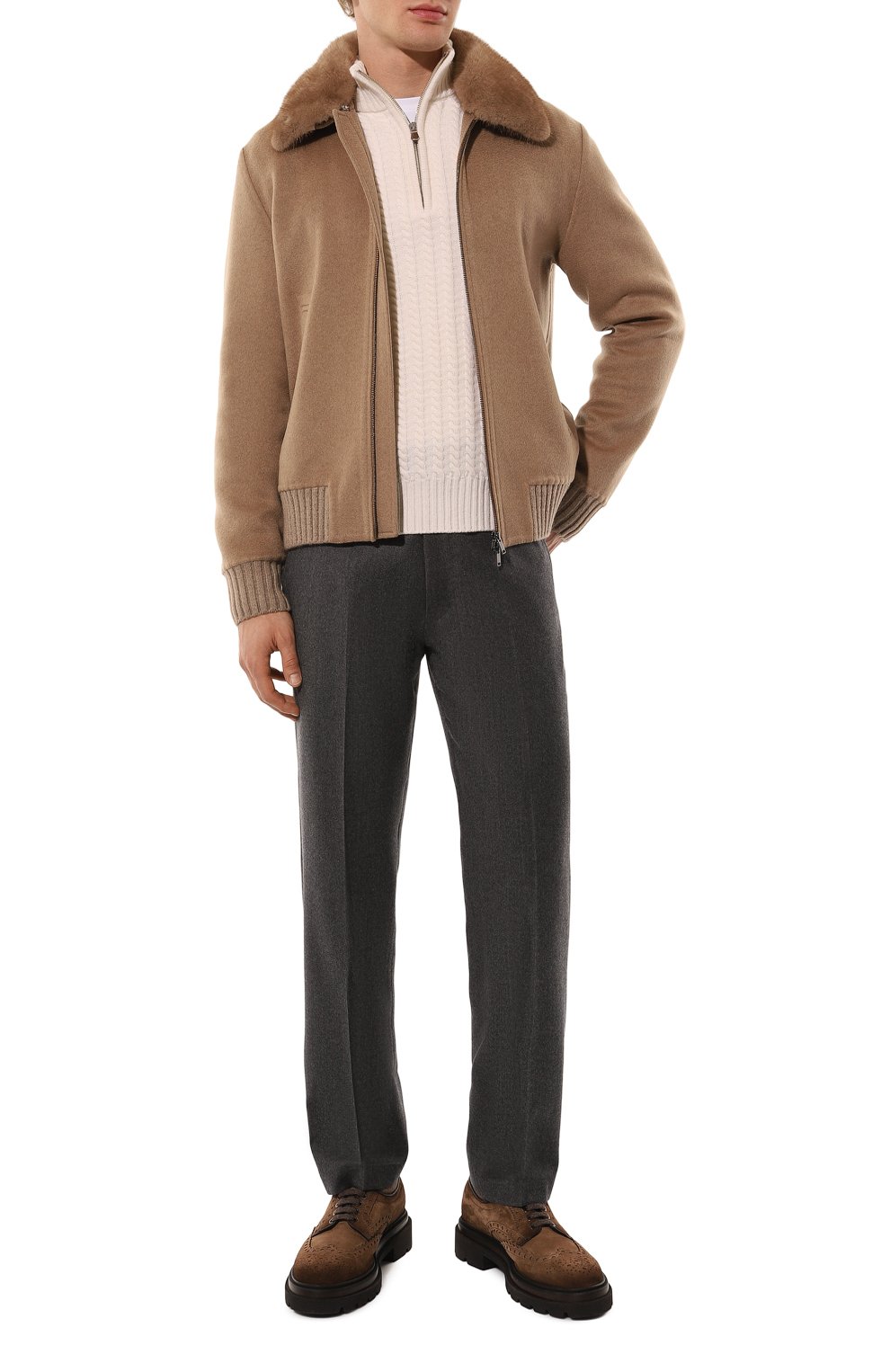 Кашемировый бомбер с отделкой из норки MVST, арт. FTECK-ES4255-2V/LC1640, фото 2