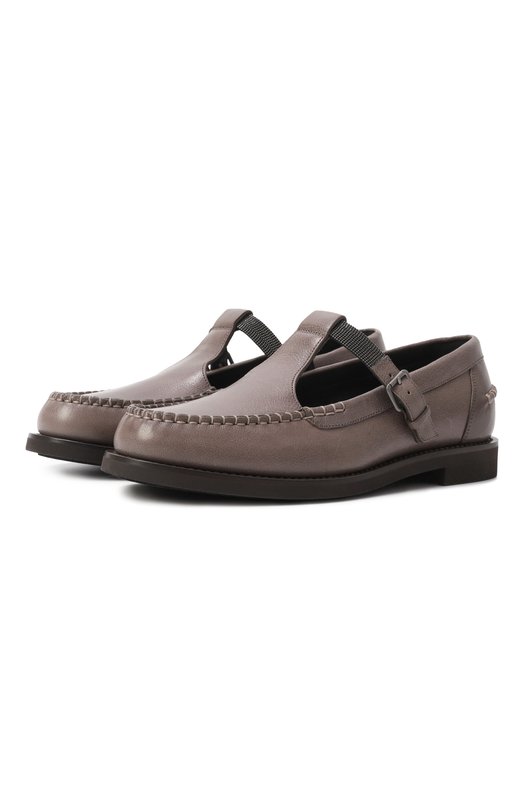 фото Кожаные лоферы brunello cucinelli