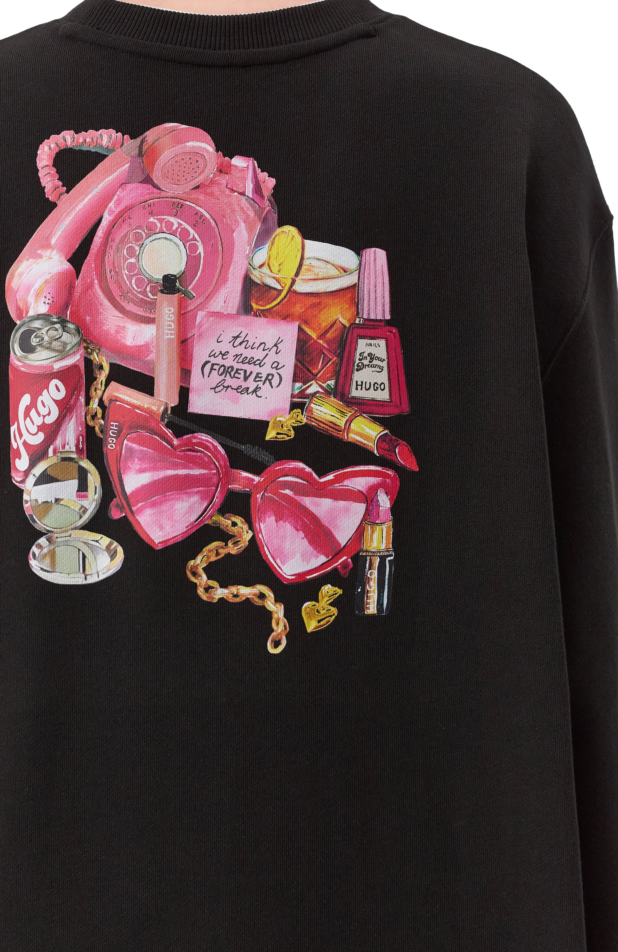 Хлопковый свитшот HUGO, арт. 50540925, фото 5