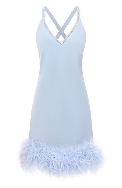 Платье с отделкой перьями страуса ALINE, арт. AL150601-1, фото 1