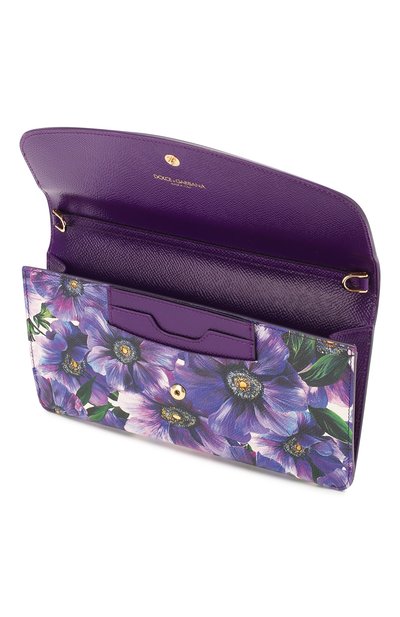 Кожаный кошелек на цепочке DOLCE & GABBANA, арт. BI0977/AJ883, фото 4