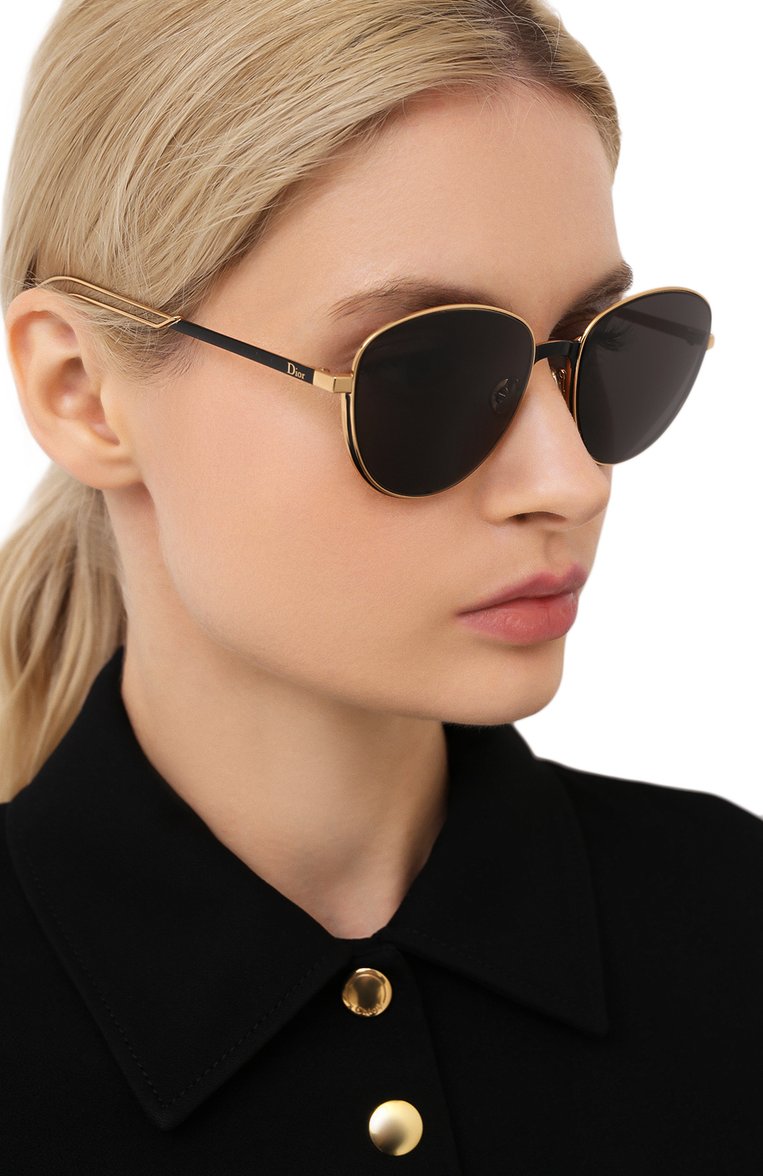 Женские солнцезащитные очки DIOR EYEWEAR черного цвета, арт. ULTRADI0R RCW | Фото 2 (Тип очков: С/з; Региональные ограничения белый список (Axapta Mercury): RU, Не проставлено; Нос: Не проставлено; Очки форма: Круглые)