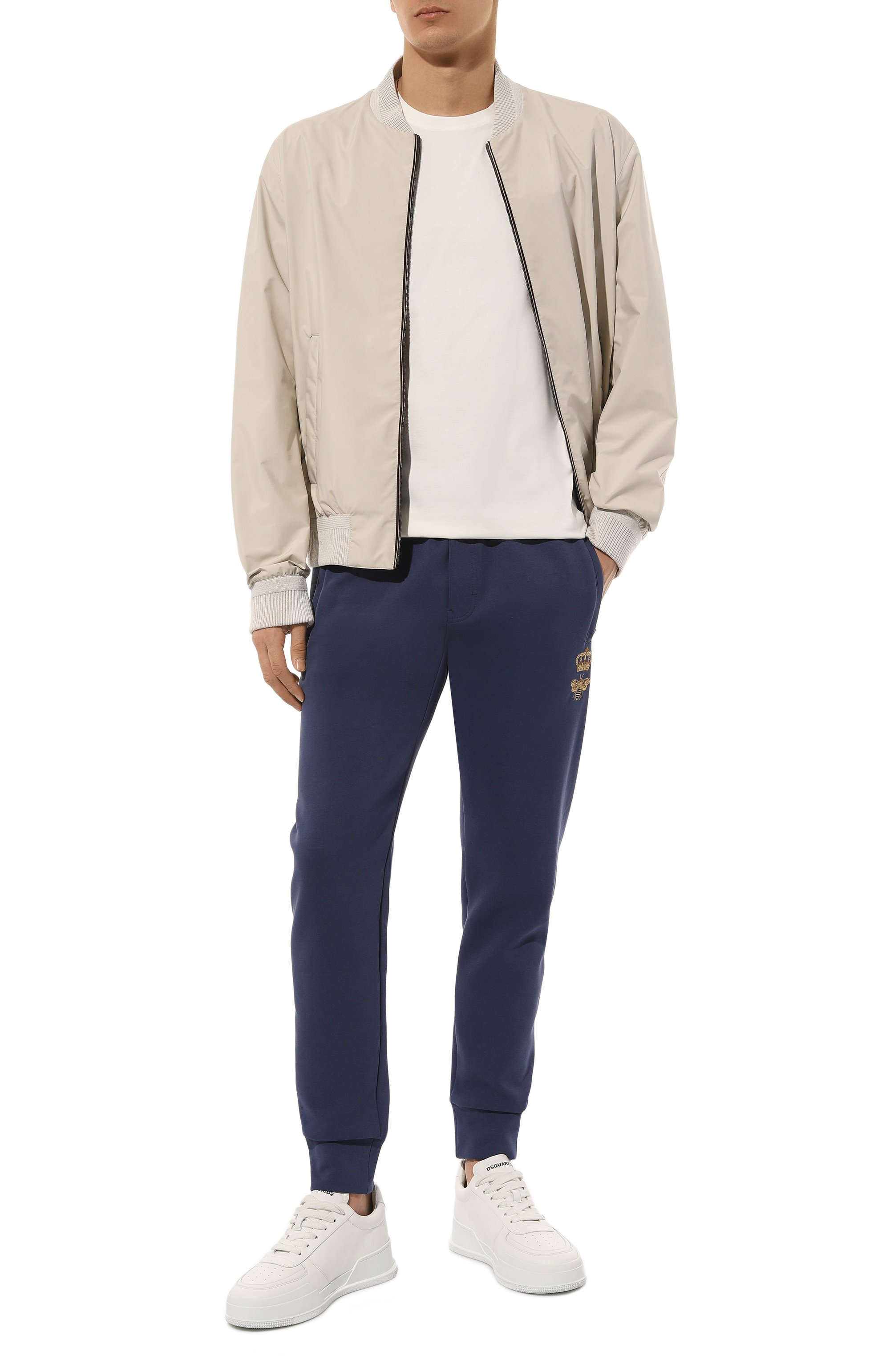 Хлопковые джоггеры DOLCE & GABBANA, арт. GVF7AZ/HU7H9, фото 2