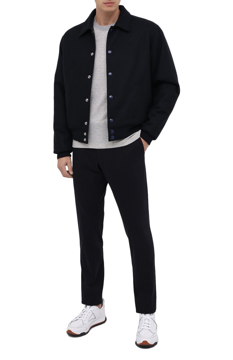 Лонгслив из хлопка и шелка ZEGNA, арт. UV572/802, фото 2