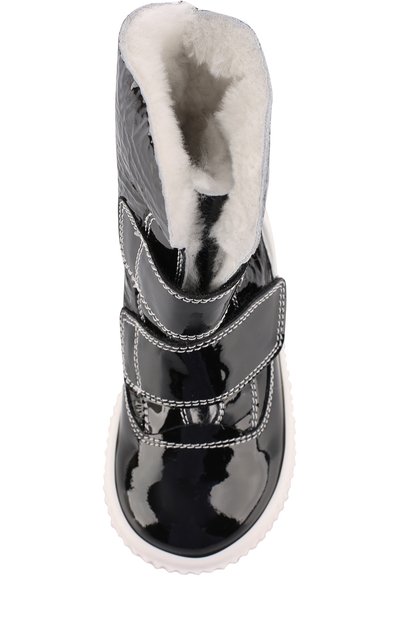 Лаковые сапоги с застежками велькро и внутренней меховой отделкой MISSOURI, арт. 2954Z/18-26, фото 4