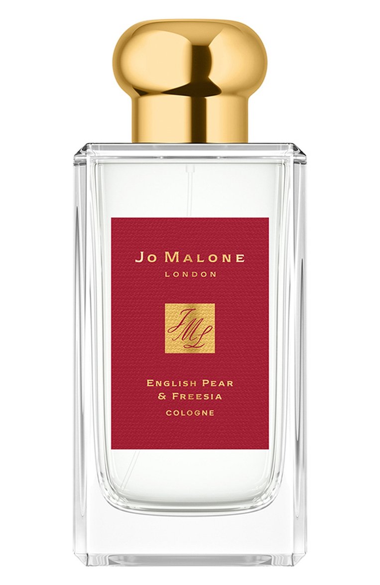Одеколон english pear & freesia (100ml) JO MALONE LONDON бесцветного цвета, арт. LAR4-01 | Фото 1 (Тип продукта - парфюмерия: Одеколон; Нос: Не проставлено; Региональные ограничения белый список (Axapta Mercury): Не проставлено; Ограничения доставки: flammable)